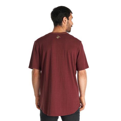 Polera Hombre Natural Burdeo Haka Honu V22-5