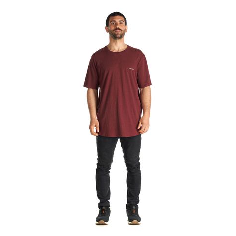 Polera Hombre Natural Burdeo Haka Honu V22-6