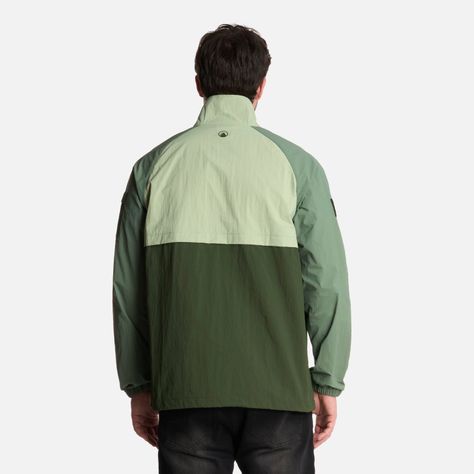 Chaqueta Hombre WindCity WindBreaker 1/4 Zip Jade Lippi-2