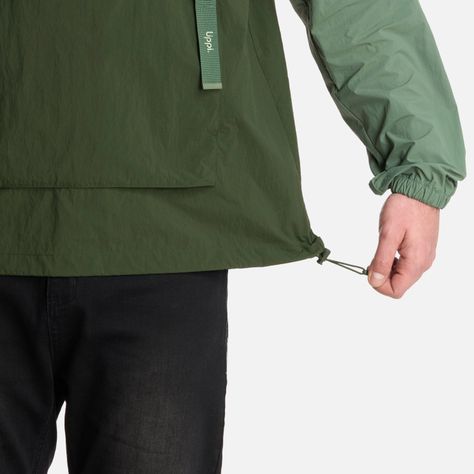 Chaqueta Hombre WindCity WindBreaker 1/4 Zip Jade Lippi-7