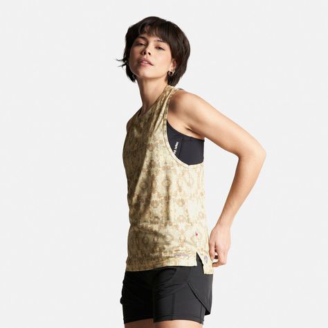 Polera Mujer Sudala Print Beige Haka Honu-2