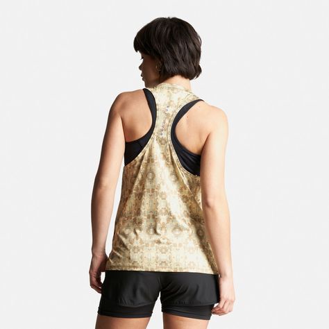 Polera Mujer Sudala Print Beige Haka Honu-3