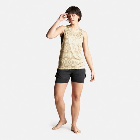 Polera Mujer Sudala Print Beige Haka Honu-6