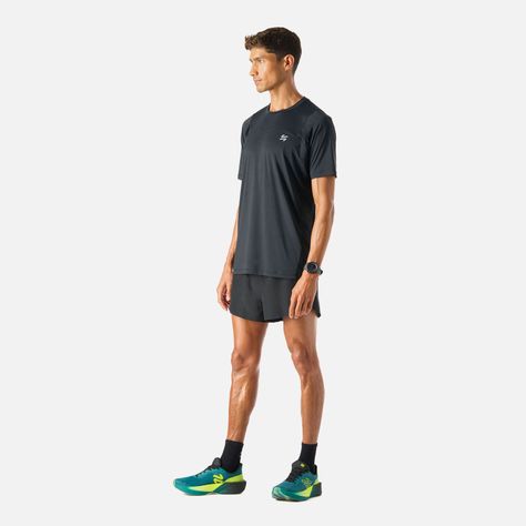 Polera Hombre Built To Move T-Shirt Negro Vulcano-6