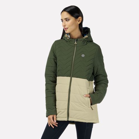 Chaqueta Mujer Perro Guapo Verde Haka Honu-6