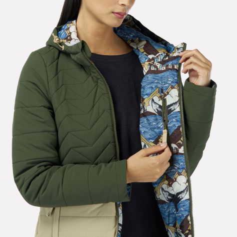 Chaqueta Mujer Perro Guapo Verde Haka Honu-8