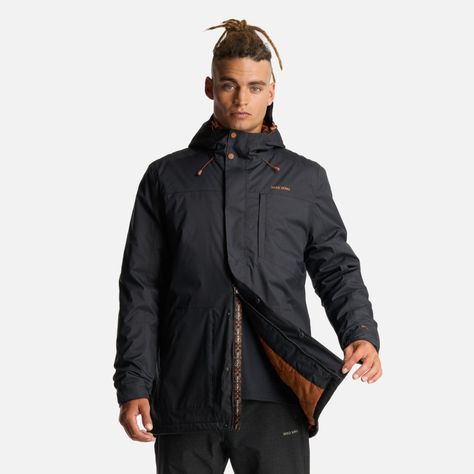 Chaqueta Hombre Terranova Negro Haka Honu-6