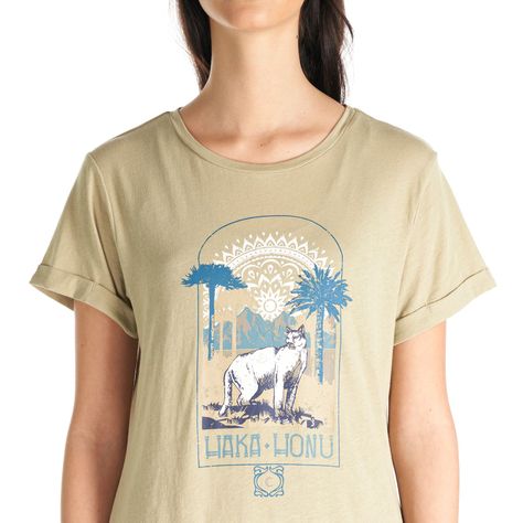 Polera Mujer Polo Beige Haka Honu-6