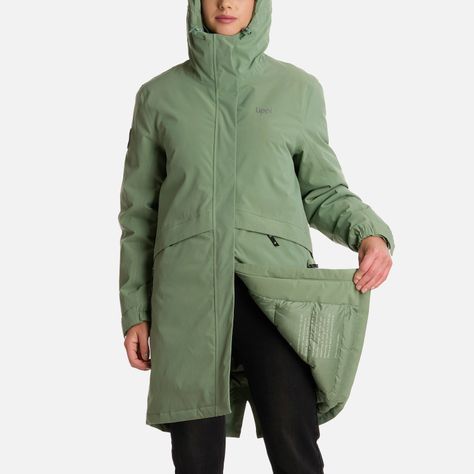 Chaqueta Mujer Mountains Live B-Dry Down Long Jade Lippi I25-6