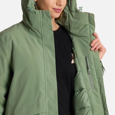 Chaqueta Mujer Mountains Live B-Dry Down Long Jade Lippi I25-7