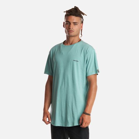 Polera Hombre Natural Celeste Haka Honu V23-2