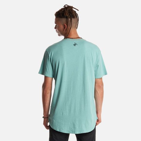 Polera Hombre Natural Celeste Haka Honu V23-3