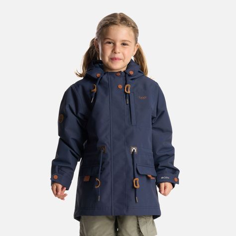 Chaqueta Niña Rainy B-Dry Hoody Jacket Azul Marino Lippi-1