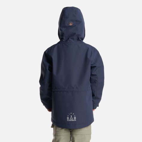 Chaqueta Niña Rainy B-Dry Hoody Jacket Azul Marino Lippi-3