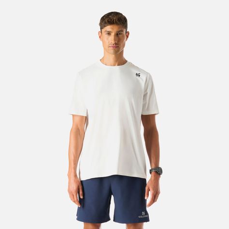 Polera Hombre Tempo T-Shirt Blanco Vulcano-0