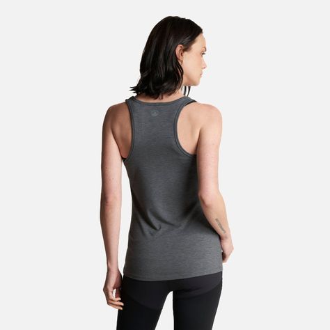 Polera Mujer Summit UV-Stop Tank Gris Medio Lippi V23-3