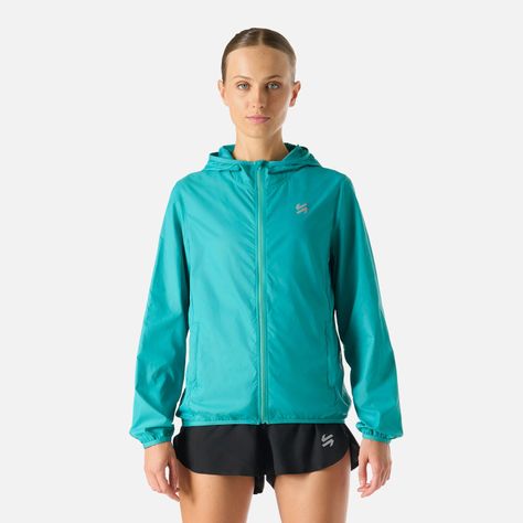 Chaqueta Mujer Built To Move Windbreaker Turquesa Vulcano-0