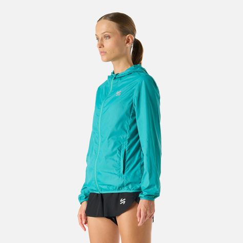 Chaqueta Mujer Built To Move Windbreaker Turquesa Vulcano-1