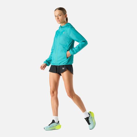 Chaqueta Mujer Built To Move Windbreaker Turquesa Vulcano-6