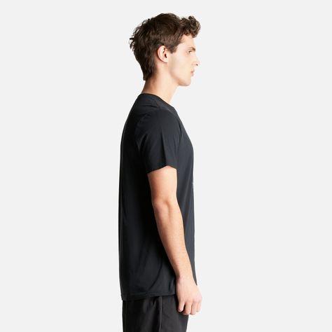 Polera Hombre Classic Piolet T-Shirt Negro Lippi-3