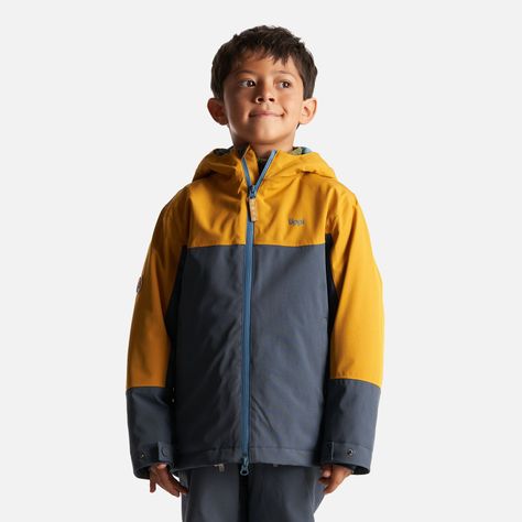 Chaqueta Niño Sierra Nevada B-Dry Steam-Pro Hoody Jacket Azul Noche/Mostaza Lippi-1