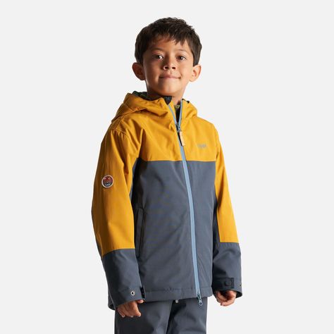 Chaqueta Niño Sierra Nevada B-Dry Steam-Pro Hoody Jacket Azul Noche/Mostaza Lippi-2