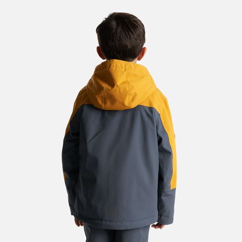 Chaqueta Niño Sierra Nevada B-Dry Steam-Pro Hoody Jacket Azul Noche/Mostaza Lippi-3