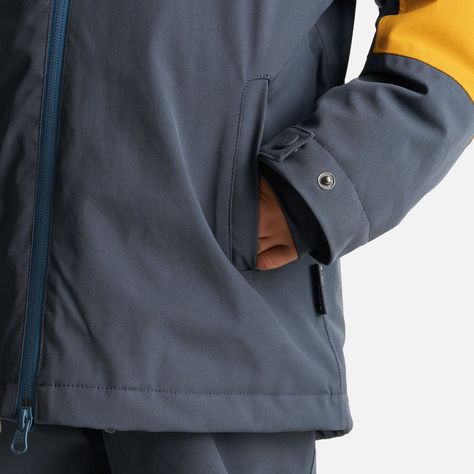 Chaqueta Niño Sierra Nevada B-Dry Steam-Pro Hoody Jacket Azul Noche/Mostaza Lippi-4