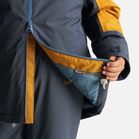 Chaqueta Niño Sierra Nevada B-Dry Steam-Pro Hoody Jacket Azul Noche/Mostaza Lippi-5
