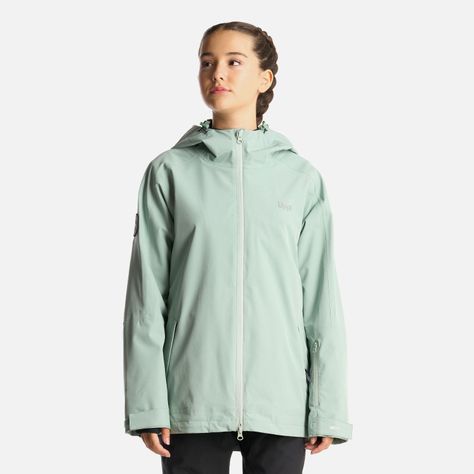 Chaqueta Teen Girl Sierra Nevada B-Dry Light Hoody Jacket Jade Lippi-1