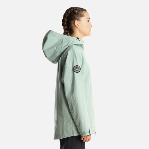 Chaqueta Teen Girl Sierra Nevada B-Dry Light Hoody Jacket Jade Lippi-3
