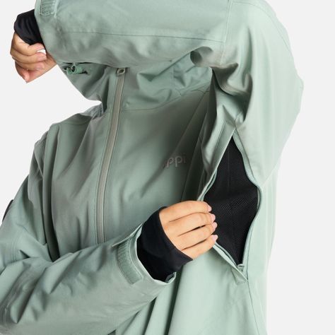Chaqueta Teen Girl Sierra Nevada B-Dry Light Hoody Jacket Jade Lippi-6