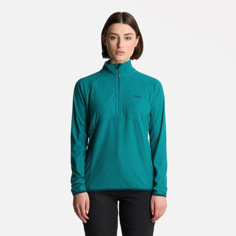Polerón Mujer Jacaranda Nano-F 14 Zip Turquesa Lippi-0