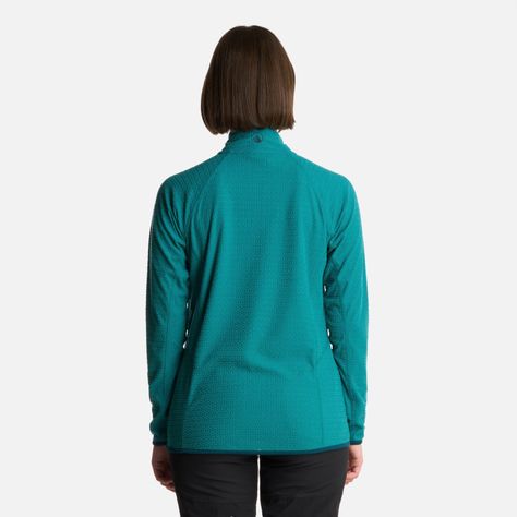 Polerón Mujer Jacaranda Nano-F 14 Zip Turquesa Lippi-2