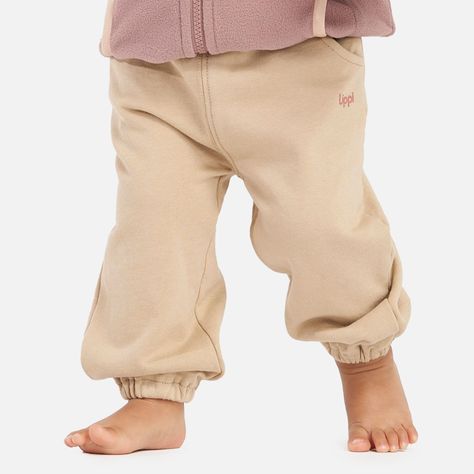 Pantalon Baby Girl Cozy Pants Taupe Lippi-1