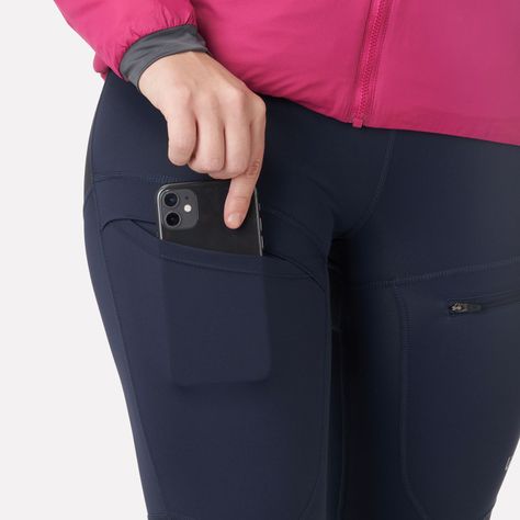 Calza Mujer In-Action Trekking Leggings Azul Noche Lippi I22-4