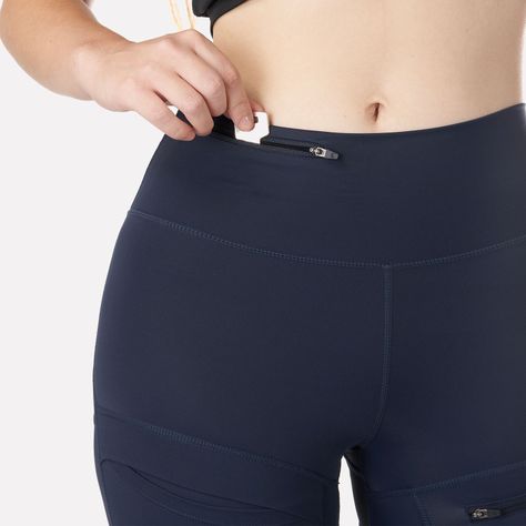Calza Mujer In-Action Trekking Leggings Azul Noche Lippi I22-5