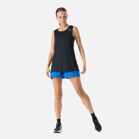 Shorts Mujer Built To Move 4" Shorts Azul Vulcano-6