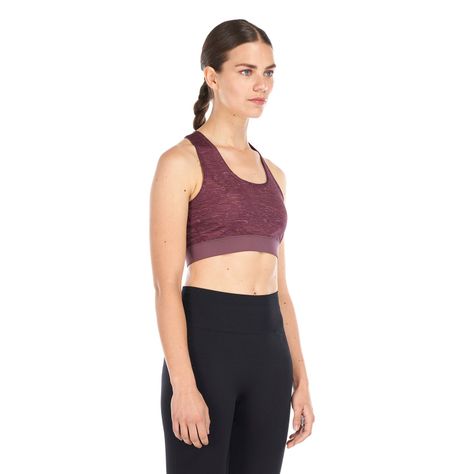 Peto Mujer In-Motion Crossback Bra Melange Lila Lippi-2