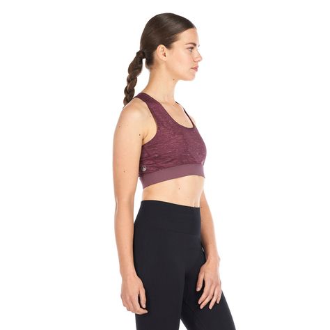 Peto Mujer In-Motion Crossback Bra Melange Lila Lippi-3