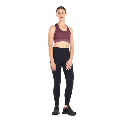 Peto Mujer In-Motion Crossback Bra Melange Lila Lippi-7