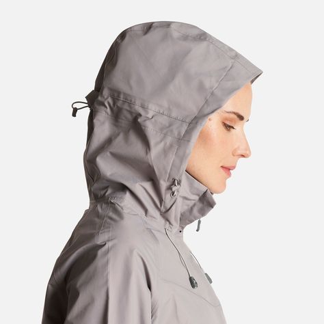 Chaqueta Mujer Alpine B-Dry Hoody Jacket Malva Lippi-5