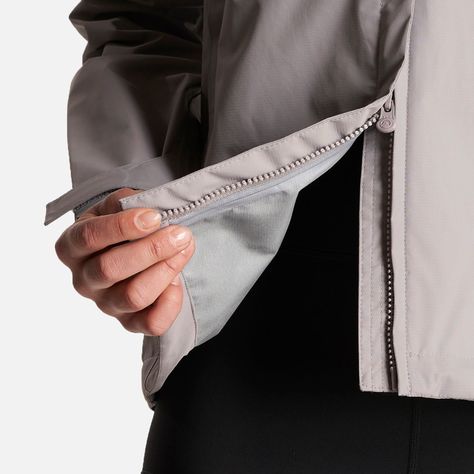 Chaqueta Mujer Alpine B-Dry Hoody Jacket Malva Lippi-7