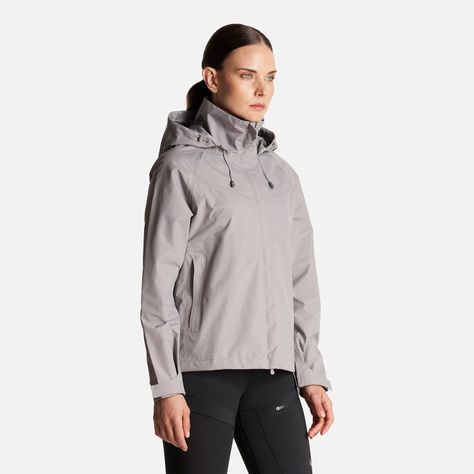 Chaqueta Mujer Alpine B-Dry Hoody Jacket Malva Lippi-2