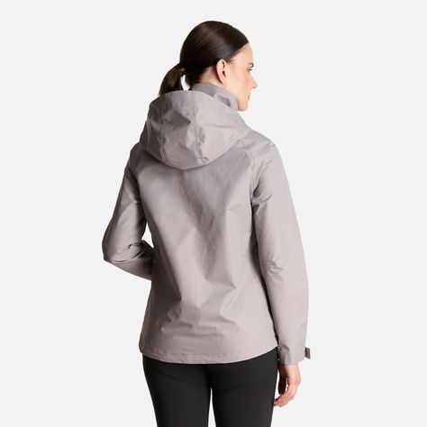Chaqueta Mujer Alpine B-Dry Hoody Jacket Malva Lippi-3