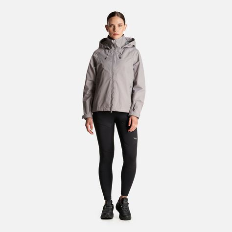 Chaqueta Mujer Alpine B-Dry Hoody Jacket Malva Lippi-9