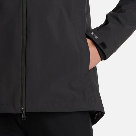 Chaqueta Mujer Alpine B-Dry Hoody Jacket Negro Lippi I25-5