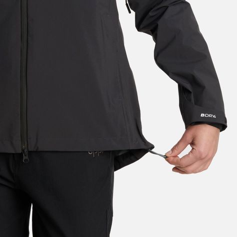 Chaqueta Mujer Alpine B-Dry Hoody Jacket Negro Lippi I25-6