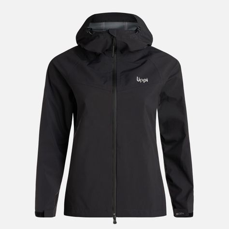Chaqueta Mujer Alpine B-Dry Hoody Jacket Negro Lippi I25-9