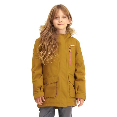 Chaqueta Niña Roble B-Dry Hoody Jacket Mostaza Lippi-1
